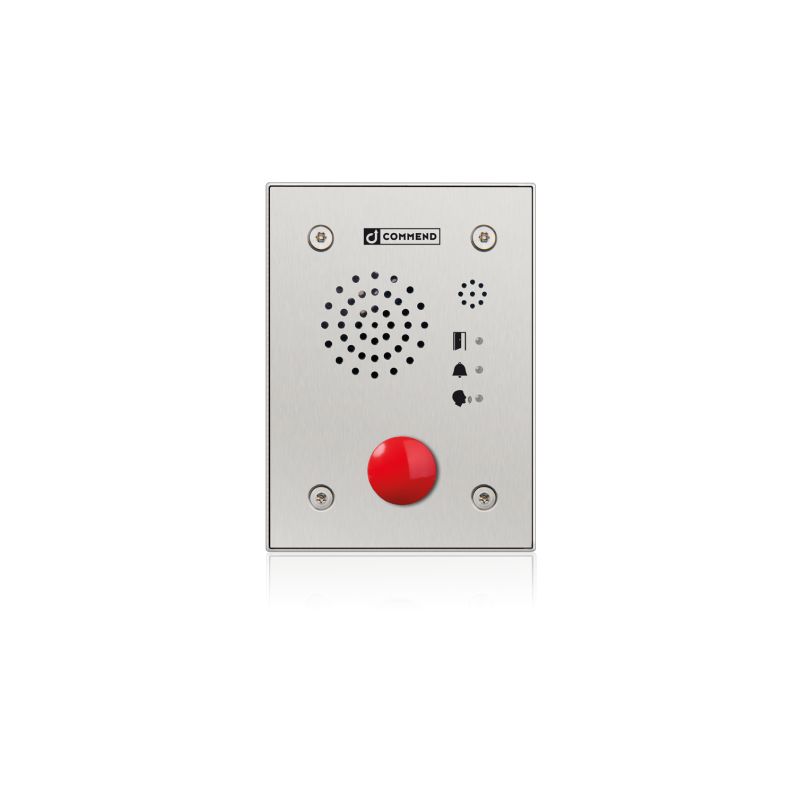 COMMEND Y-IB-AP962HTP-S Vandal-resistant emergency call station with emergency call button…