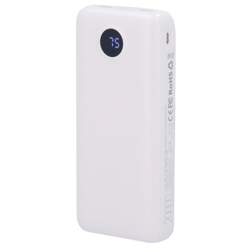 Veger VG-W2039PD-W - VEGER, Batería externa, Capacidad  20000 mAh, Voltaje…