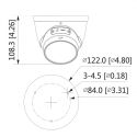 Dahua IPC-HDW3841T-ZS-S2 Dôme IP H265 8M 4K WDR Starlight IR40m…