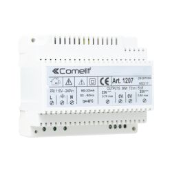 Comelit comelit-1207 DOUBLE POWER SUPPLY OUTPUT 33-20 VDC AND INPUT 230 Vac