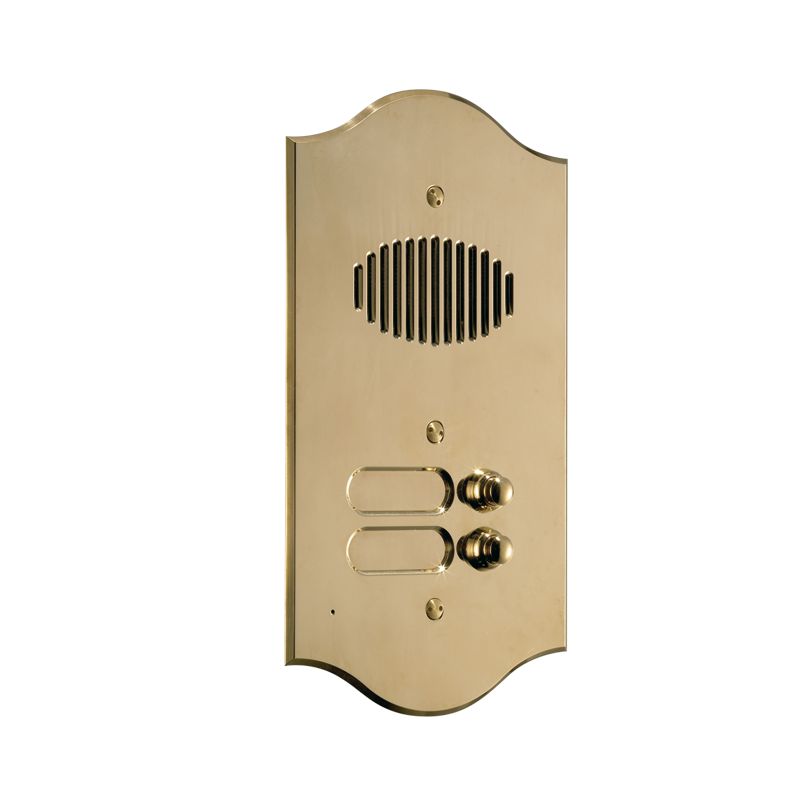 Comelit comelit-3005/RI BRASS ROMA SERIES AUDIO ONLY PLATE