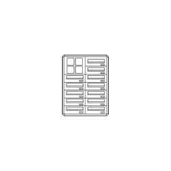 Comelit comelit-3262/IPI/PW POSTCOM PW LOCKER, 12 CAS.POS.INCL., REC.POS., RECESSED.