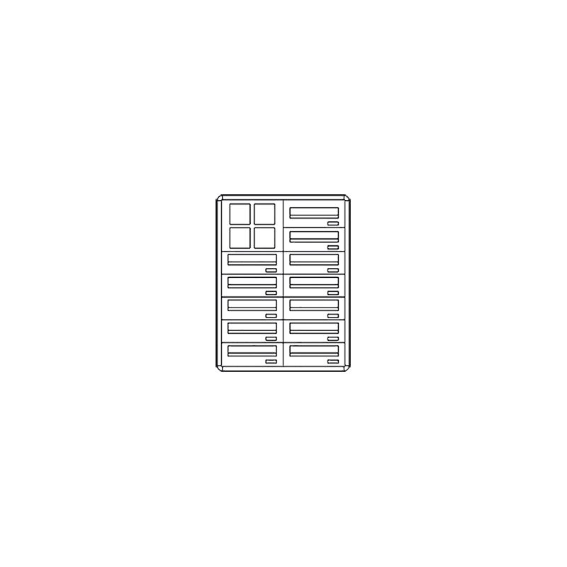 Comelit comelit-3262/OAP/PW POSTCOM PW LOCKER, 12 HOUR POSITION CASES, DEL. REC., SUPPORT