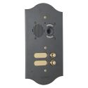 Comelit comelit-3224/4/RI/A S. ROMA ANTHRACITE A/V ENTRANCE PANEL FOR GR. IKALL 24 PULS.