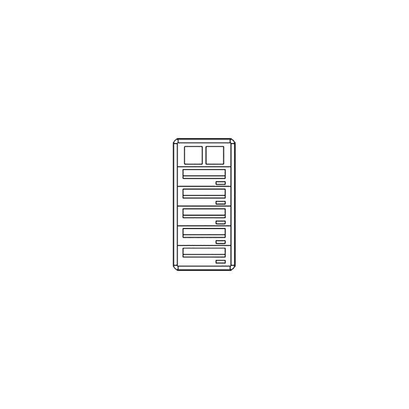 Comelit comelit-3255/OAP/PW POSTCOM PW LOCKER, 5 HOUR POSITION CASES, DEL. REC., SUPPORT