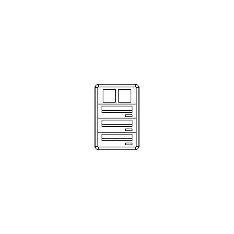 Comelit comelit-3253/OAI/PW POSTCOM PW LOCKER, 3 CAS.POS.HOR., REC.DEL., FLUSH-IN