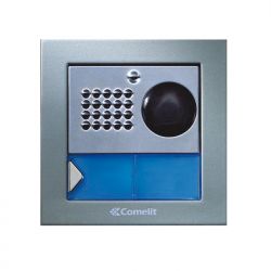 Comelit comelit-4875/BK EXTERIOR PLATE 1 BUTTON POWERCOM KITS B/W