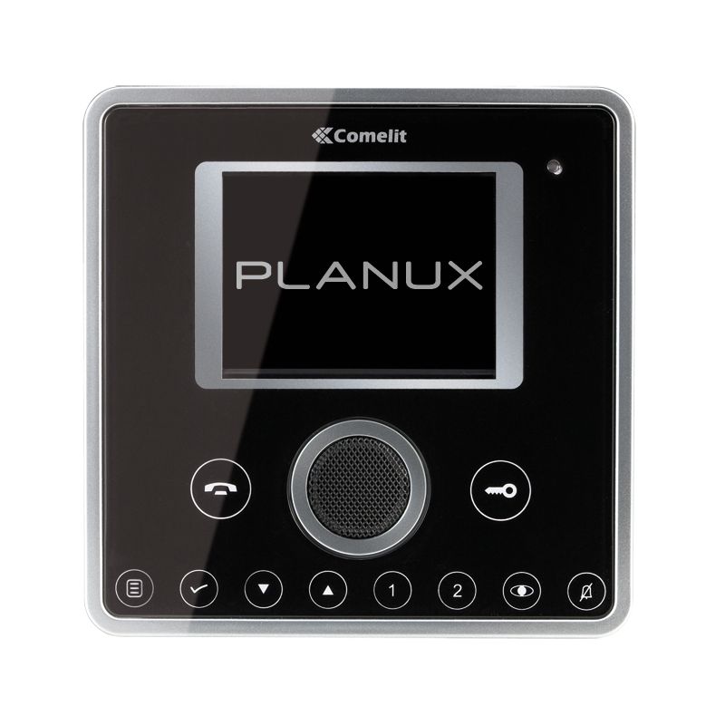 Comelit comelit-6202HB MONITEUR M. COULEUR GRATUIT ViP S. PLANUX NOIR. H264