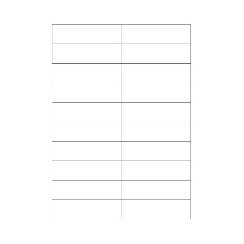 Comelit comelit-ET9300 EXTRA STREET PANEL LABEL SHEETS