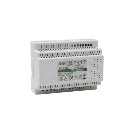 Comelit comelit-1596B FONTE DE ALIMENTAÇÃO 33VDC 60W 100-240VAC PARA ESTAÇÕES DE RUA