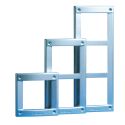 Comelit 3161/1A VANDALCOM - STEEL GRAY COLOR RACKS