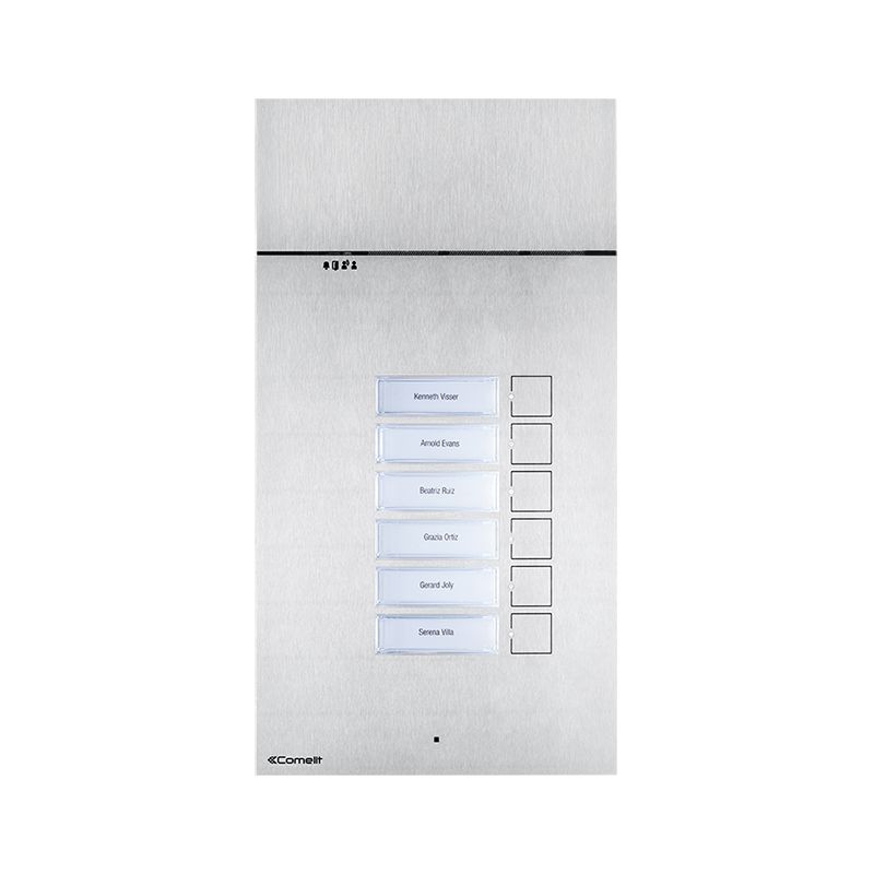 Comelit 3001XAB PLACA DE CALLE AUDIO 316 ANALOG, 1 PULS. 2 HILOS