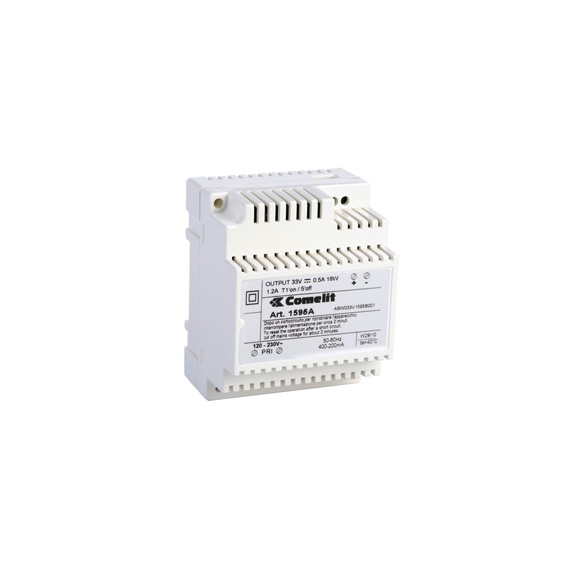 Comelit 1596A ALIMENTATION 33 VDC 60 W ENTRÉE 110-230 VAC POUR 316-TOUCH