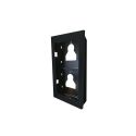 Comelit UT9162B CADRE ENCASTRÉ 2 MODULES ULTRA NOIR