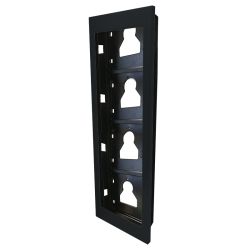 Comelit UT9164B CADRE ENCASTRÉ 4 MODULES ULTRA NOIR