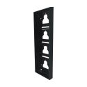 Comelit UT9174B SURFACE PROTECTION BOX 4 MODULES ULTRA BLACK