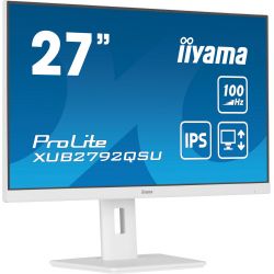 IIYAMA XUB2792QSU-W6 El elegante diseño de borde a borde ProLite XUB2792QSU con resolución WQHD…