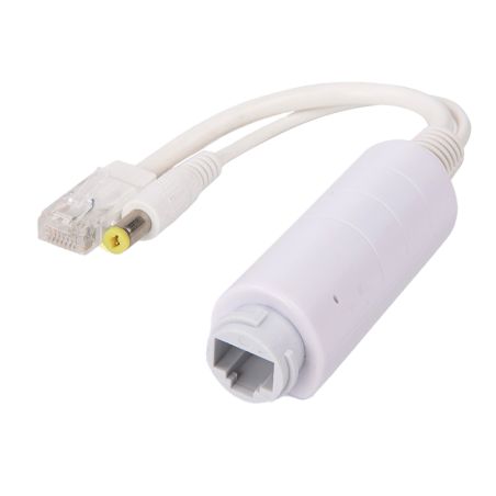 POE-SPLIT-15W-OUT - PoE Splitter, Para cámaras IP no PoE, Entrada RJ45…