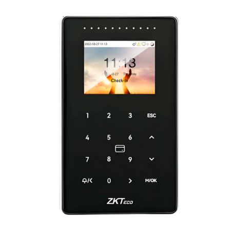 Zkteco ZK-SC800-1-W-B - Control de acceso y presencia IP65 IK04, Tarjeta EM y…