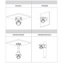 Dahua IPC-HDW3441T-ZS-S2 Dôme IP H265 4M WDR Starlight IR40m…