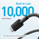 Anker ANK-322-USBA-USBC-90-B - Anker, Cable USB2.0, Carga rápida hasta 15W, USB-A a…