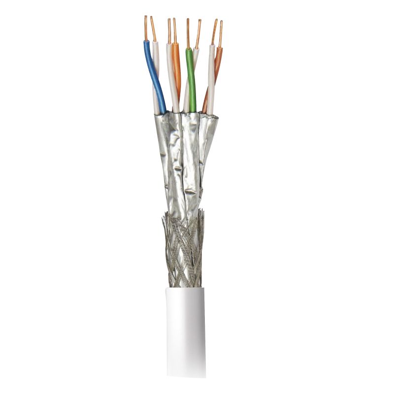 Cable de Datos DK7000A S/FTP Cat 7A Dca Cu 23AWG LSFH Ø 7,7mm Blanco 500m Televes