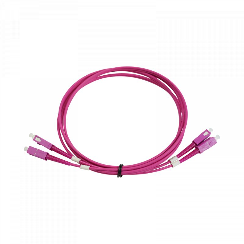 Duplex Multimode FO Patch Cord OM4 for Indoor LSFH SC/PC 2m Televes