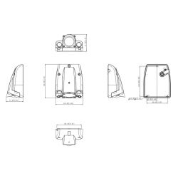 Dahua IPC-MBW4231-M12-H-0360B Caméra IP mobile H265 2M WDR…