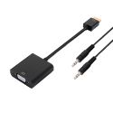 HDMI-VGA0.1+A1.0/N - Conversor HDMI, VGA + audio, Entrada HDMI macho ,…