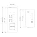 Dahua IS4207-4GT-120 Switch PoE 2.0 Industrial 4 portas Gigabit…