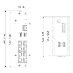 Dahua IS4210-8GT-120 Switch industriel PoE 2.0 8 ports Gigabit +…