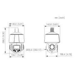 Dahua SD3C205DB-GNY-A-PV PTZ IP Camera 2M TiOC H265 WDR Dual…