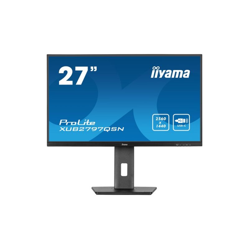 IIYAMA XUB2797QSN-B1 MONITEUR IIYAMA 27", PANNEAU IPS, DOCK USB C, HAUT-PARLEURS, 100HZ, 1MS.