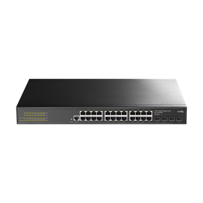 Cudy GS2024S2 16 puertos RJ45 Gigabit. 4 ranuras SFP Gigabit