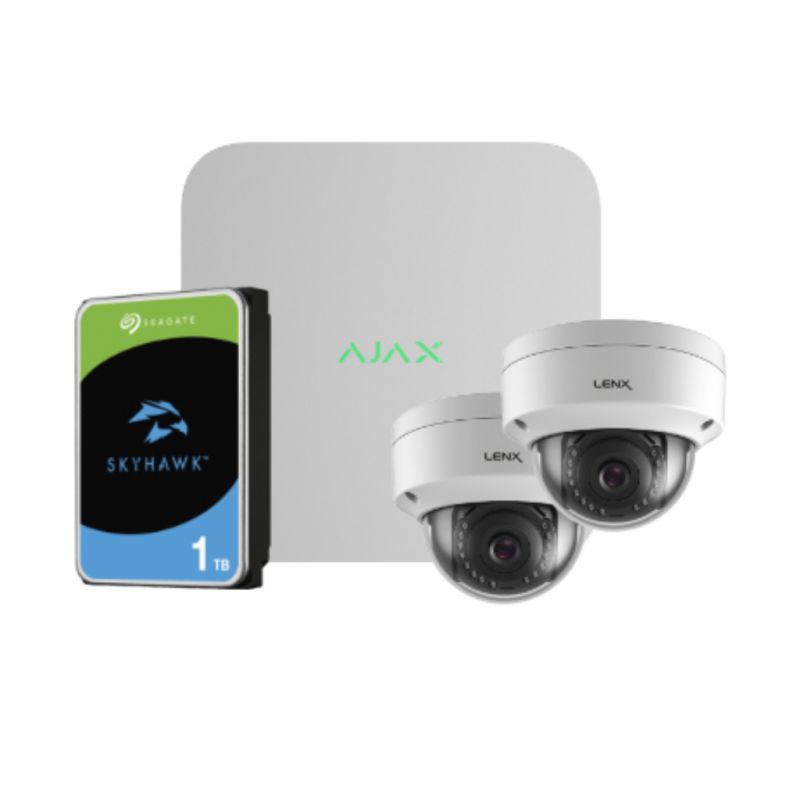 Global KIT-VIDEOADVANCE-2 Kit Videovigilancia Ajax-Lenx…