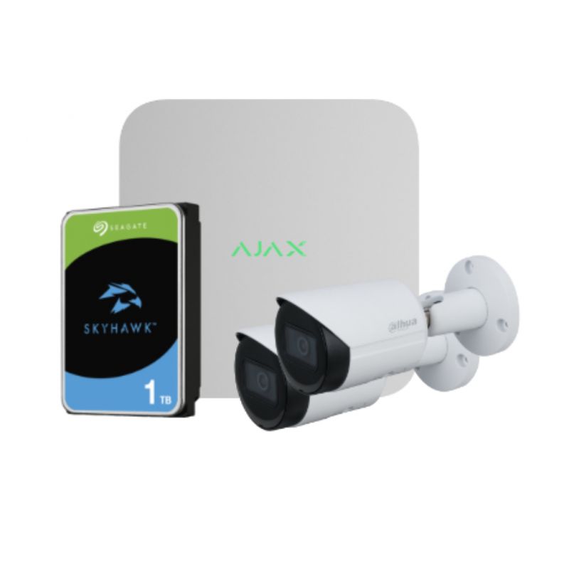 Global KIT-VIDEOADVANCE-4 Kit de vidéosurveillance Ajax-Dahua…