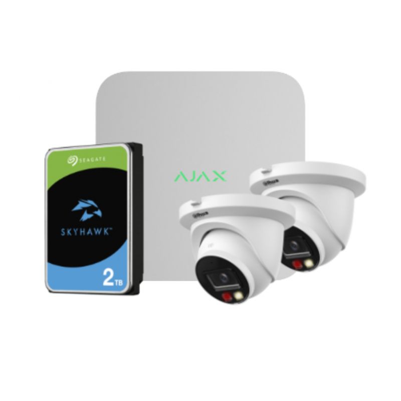 Global KIT-VIDEOADVANCE-6 Kit de vidéosurveillance Ajax-Dahua…