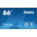 IIYAMA LH8675UHS-B1AG iiyama ProLite. Product design: Flat screen for digital signage