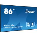 IIYAMA LH8675UHS-B1AG iiyama ProLite. Design do produto: Tela plana para sinalização digital