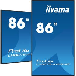 IIYAMA LH8675UHS-B1AG iiyama ProLite. Product design: Flat screen for digital signage