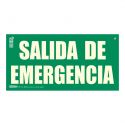 Implaser EV393N Señal salida de emergencia 32x16cm sin marco