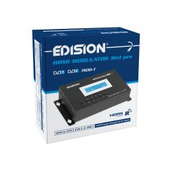 Modulador HDMI Edision 3 em 1 pro para DVB-T DVB-C ISDB-T