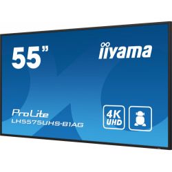 IIYAMA LH5575UHS-B1AG iiyama ProLite. Design do produto: Tela plana para sinalização digital