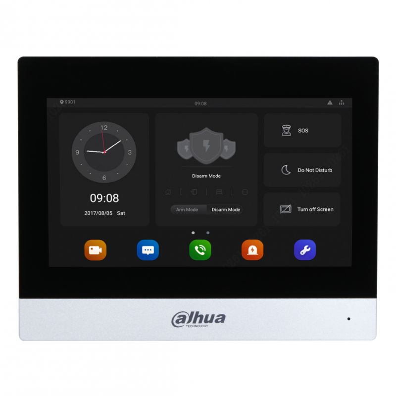 Dahua VTH8A21KMS-W Moniteur d'intérieur de Surface 7" pour…