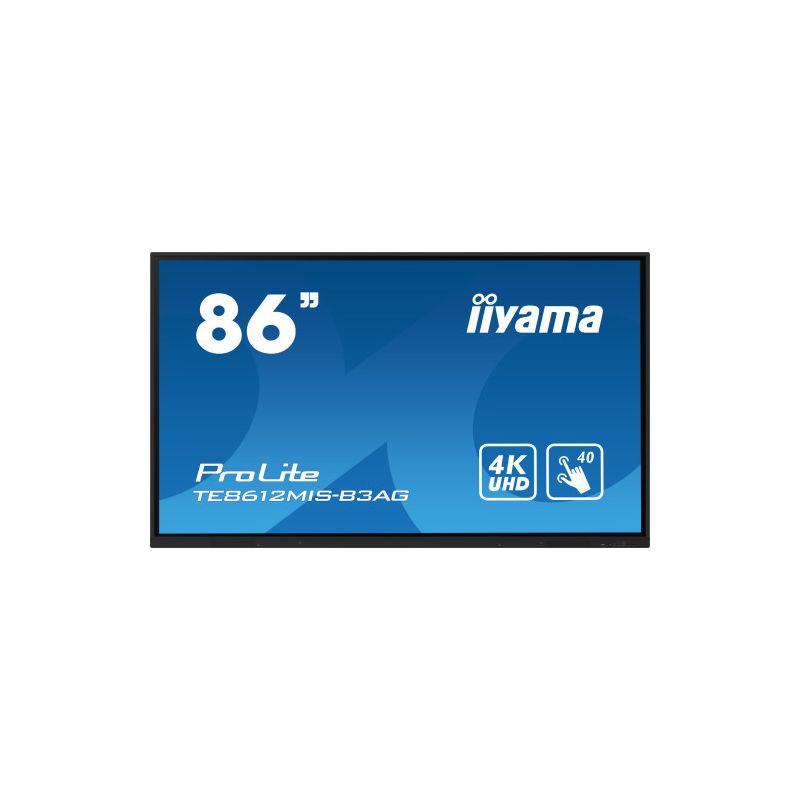 IIYAMA TE8612MIS-B3AG iiyama TE8612MIS-B3AG. Conception du produit : conception de kiosque