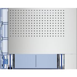 Bticino 351041. Module phonique de base audio frontal avec 2 boutons 2 colonnes Sfera Nouveau.