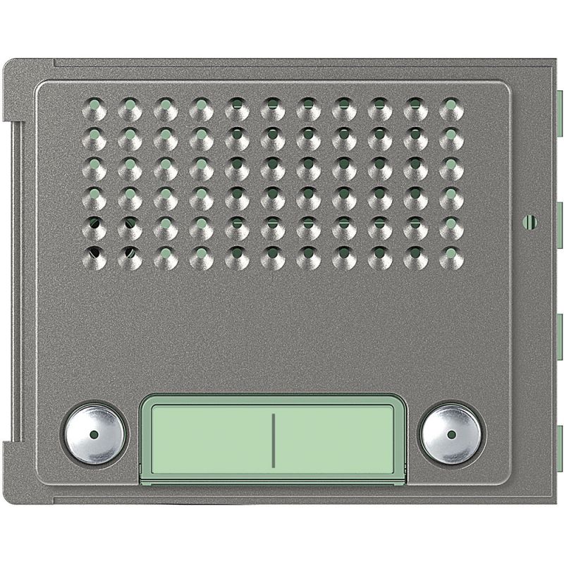 Bticino 351045. Front basic audio module 2 buttons/2 columns SFERA ROBUR.