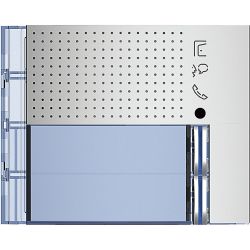 Bticino 351121. Front audio module with 2 buttons and 1 Sfera New column.