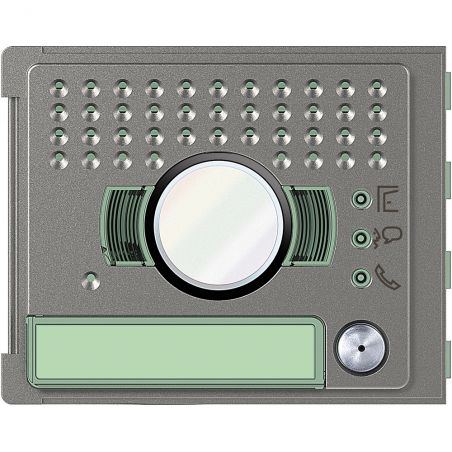 Bticino 351215. Audio and video front plate from the SFERA ROBUR range with 1 call button in a single column for…