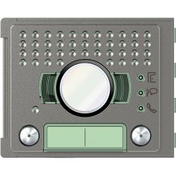 Bticino 351225. Audio and video front plate from the SFERA ROBUR range with 2 call buttons in a double column for…